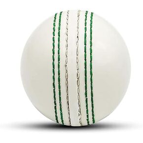 White Cricket Balls for Training, Coaching, Practice & Excellent Bounce Skills Soft Foam Rubber Cricket Ball with Durable Traditional Seams Stitched for All Age Players in Kuwait