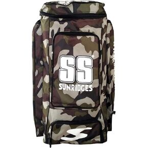 حقيبة أدوات الكريكيت SS Camo Duffle - اللون الأخضر