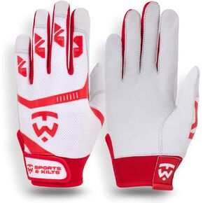 TW Baseball/Softball Batting Gloves for Adults.