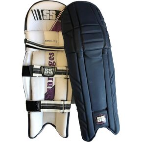 SS Cricket Superlite Premium Batting Leg Guards - Men's Size (Navy Blue , Royal Blue)