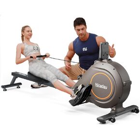 Niceday Rowing Machine, Magnetic Rower Machine with 16 Resistance Levels, 350LBS Loading Capacity