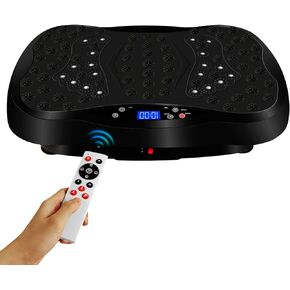 Vibration Plate Exercise Machine with Remote Control, Vibration Platform for Weight Loss, Whole Body Workout Machine, Fitness Machine, Foots Massage, Pain Relief, Home Office in Kuwait