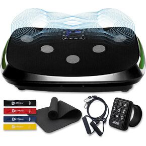 LifePro Rumblex 4D Vibration Plate Exercise Machine - Triple Motor Oscillation, Linear, Pulsation + 3D/4D Vibration Platform - Whole Body Viberation Machine for Home, Weight Loss & Shaping