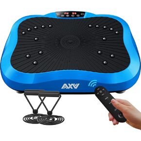 AXV Vibration Plate Exercise Machine Whole Body Workout Vibrate Fitness Platform Lymphatic Drainage Machine for Weight Loss Shaping Toning Wellness Home Gyms Workout