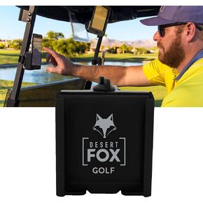 DESERT FOX GOLF - Phone Caddy - Black