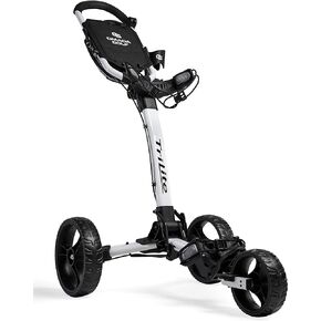 Trilite Golf Push Cart | Lightweight and Folding Golf Cart | Adjustable Golf Bag Stand
