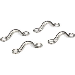 Seachoice Multi-Purpose Forged Stainless Steel 3/8 In. Eye Straps, Set of 4