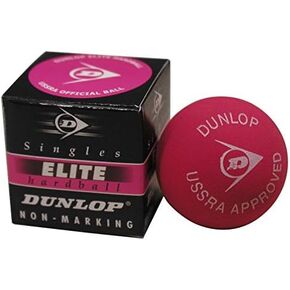 Dunlop Elite Singles (Hard Ball) Squash Ball (1-Ball)