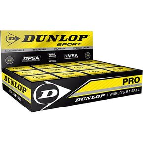 Dunlop Sports Pro XX High Altitude Squash Balls, Single Green Dot, Box of 12