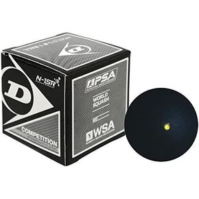 DUNLOP Competition - Single Yellow Dot Squash Ball