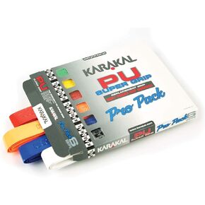Karakal DUO Supergrip replacement racquet grip - tennis/badminton/squash - Random Colour x 6