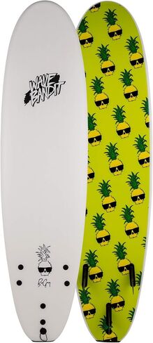 لوح التزلج Wave Bandit Ben Gravy Pro EZ Rider، أبيض، 7'0 (WB70-BG) in Saudi Arabia