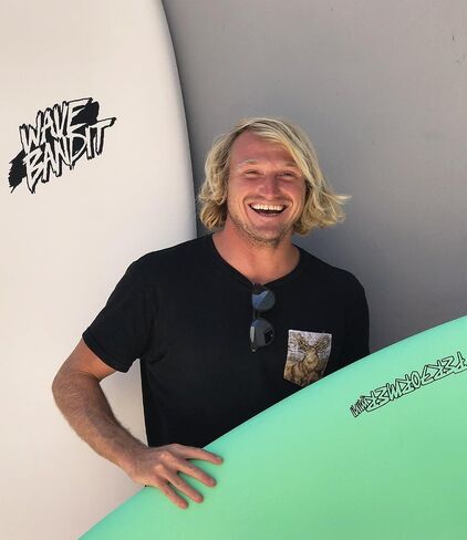 لوح التزلج Wave Bandit Ben Gravy Pro EZ Rider، أبيض، 7'0 (WB70-BG) in Saudi Arabia