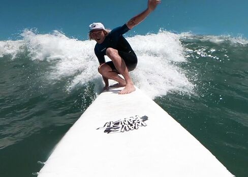 لوح التزلج Wave Bandit Ben Gravy Pro EZ Rider، أبيض، 7'0 (WB70-BG) in Saudi Arabia