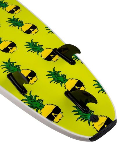 لوح التزلج Wave Bandit Ben Gravy Pro EZ Rider، أبيض، 7'0 (WB70-BG) in Saudi Arabia
