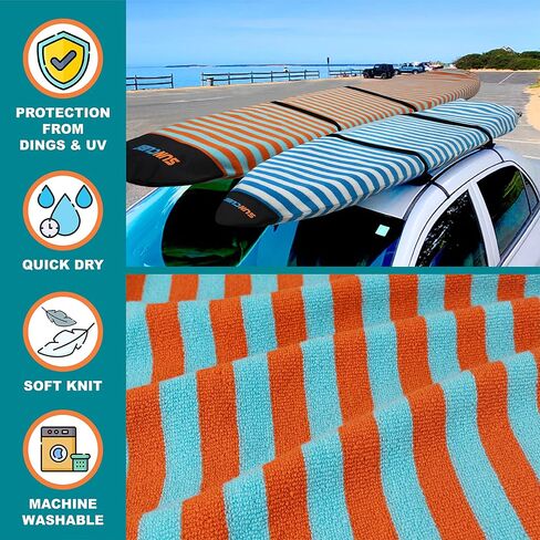 SUN CUBE Surfboard Sock Cover, Protective Surf Bag for Surfing Board, Light Stretchy Surfbag Sock Sleeve for Longboard, Hybrid, Shortboard in Saudi Arabia