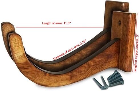 COR Surf Surfboard Wall Rack for Longboards and Shortboards | Beautiful Wood Wall Display Mount Works Indoor and Outdoor in Kuwait