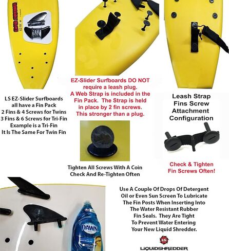 EZ-Slider 6 'Ray-Zor-SoftTop Surfboard Red-Foam Deck Surfboard - خالية من الشمع - قاع أملس - قابل للإزالة 3 زعانف - لوح قصير عالي الأداء للأطفال والبالغين خفيف الوزن - بدون زعانف، EZ6'/RD in Kuwait