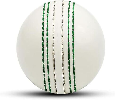 كرات الكريكيت البيضاء للتدريب والتدريب والتمرين ومهارات الارتداد الممتازة كرة كريكيت مطاطية إسفنجية ناعمة مع درزات تقليدية متينة مخيطة لجميع اللاعبين من الأعمار in Kuwait