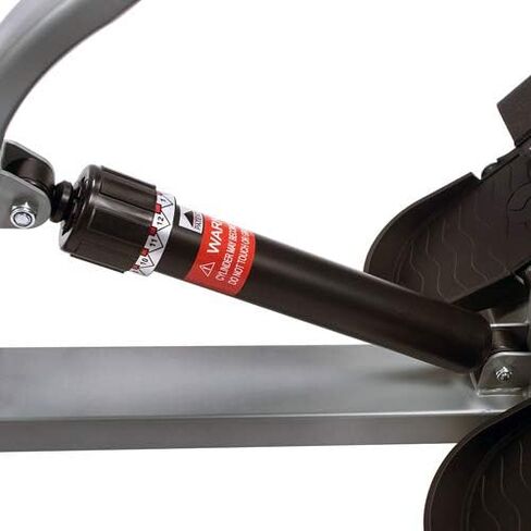 Sunny Health & Fitness Compact Adjustable Rowing Machine with 12 Levels of Complete Body Workout Resistance and Optional SunnyFit App Enhanced Connectivity in Kuwait