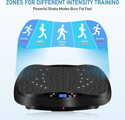 Vibration Plate Exercise Machine with Remote Control, Vibration Platform for Weight Loss, Whole Body Workout Machine, Fitness Machine, Foots Massage, Pain Relief, Home Office in Kuwait