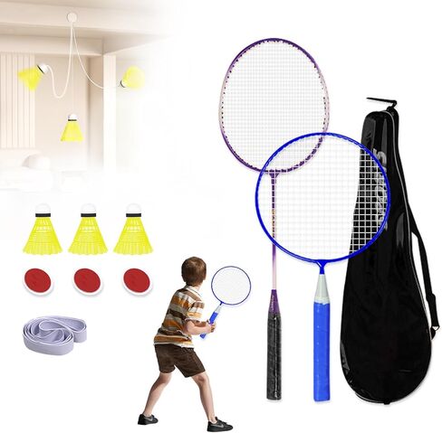 مجموعة مضارب كرة الريشة الكاملة، مدرب كرة الريشة المرن، مضرب كرة الريشة للأطفال والكبار، كرات الريشة الارتدادية LED مع خيط، مجموعة كرة الريشة للرياضات الداخلية، مدرب كرة الريشة الارتداد in Kuwait