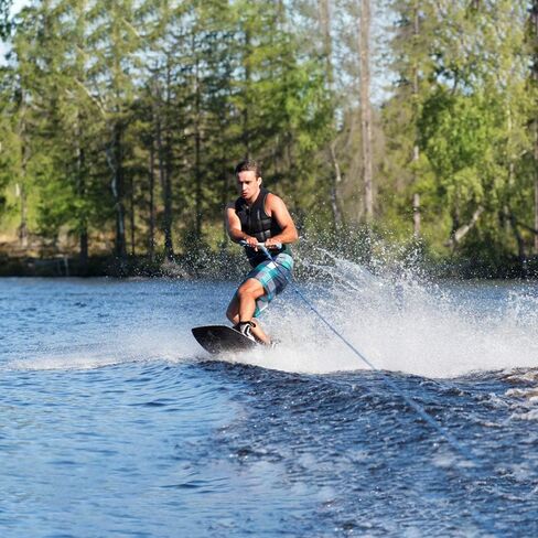 حبل Obcursco Wakeboard، خط الرياضات المائية مع مقبض EVA. مثالية للتزلج على الماء، لوح التزلج، لوح الركبة in Kuwait