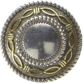Tandy Leather Angel Fire Round Concho 1" (2.5 cm) 7732-10