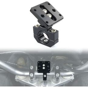 xitomer Handlebar Clamp GPS Mount Bracket Fit for Grom MSX125 13-22 CB500X 13-18 / CB1000R 80-21 / Tracer 900 15-21 / GSX-S750 15-23/ GPS Mount V-Strom 650 / Z1000 03-23 / Scrambler 1100
