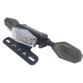 Rear Tail Tidy License Plate Holder Fender Eliminator Kit LED Tail Brake Light Turn Signal Blinker For SUZUKI DR-Z 400SM DRZ400S DRZ 400E 2000-2021 (Clear)