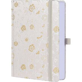 TIEFOSSI Dotted Journal Notebook for Women Men, A5 Journals for Writing, 160gsm 190 Pages Thick Paper, Perfect for Office & Home School Supplies, 8.4 X 5.8 In
