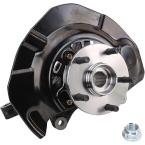 TRQ Complete Wheel Hub Bearing & Steering Knuckle Assembly LH for Toyota Sienna