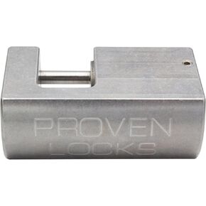 Proven Industries Coupler Latch Pin Lock, Stainless Steel, Fits Most Coupler Styles, Stainless Steel, Made in The USA, Model 651