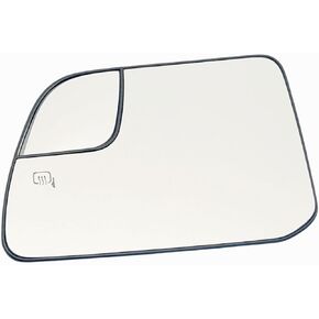 Passenger Right Side Mirror Glass Heated Without Blind Spot Detection Without Auto Dimming Replacement Compatible with Lincoln MKX 2011-2015 for Ford Edge 2011-2014 (Passenger Side Heated No-Blind)
