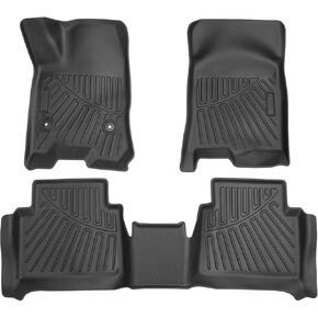 Custom Fit for Floor Mats Chevrolet Colorado/GMC Canyon 2023 2024 2025 All Weather Protection TPE Heavy Duty Car Mats Floor Liners Interior Chevy Automotive Accessories