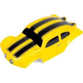 SummitLink Custom Body Yellow Bumblebee Style Compatible for 1/10 Scale RC Car or Truck (Truck not Included) STB-BEE-01