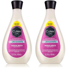 Cutex Nail Polish Remover, Nourishing Nail Care, Leaves Nails Looking Healthy, Contains Vitamins E & Apricot Oil, 6.76 Fl Oz