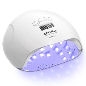 UV LED Nail Lamp, NAILGIRLS 150W Nail Dryer for Gel Nail Polish 4 Timer Setting with Automatic Sensor, UV Nail Light Curing Lamp for Home, Salon