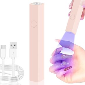 Diesisa Mini UV LED Nail Lamp for Gel Nails, Handheld UV Light for Nails,USB Nail Dryer for Fast Curing, Portable Gel LED UV Nail Lamp for Nails,for DIY at Home Nail Salon in Kuwait