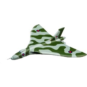 Corgi Diecast Flying Aces Avro Vulcan Miniature Display Model Aircraft CS90649, Gray & Green