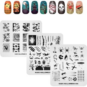 KADS 20pcs Nail Stamp Plates set Nails Art Stamping Plates Leaves Flowers Animal Nail plate Template Image Plate