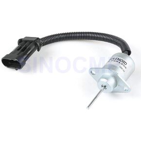 SINOCMP 6691498 1503ES-12A5UC4S 1G925-60011 12V Shut Off Solenoid Stop Shutdown Solenoid for Bobcat S185 Skid Steer Kubota Engine