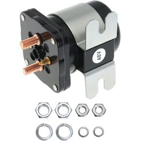 Heavy Duty 48V Starter Solenoid Replaces JR1-H1950-00 73231-G01 for Yamaha G19 Golf Cart for Club Car for E-Z-GO Power Drive 586 Series 1995 1996 1997 1998 4 Terminal Solenoid