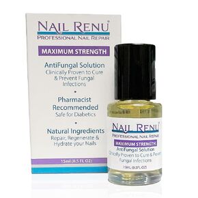 Nail Renu Toenail Fungus Treatment Extra Strength & Tea Tree Oil Foot Soak | Nourishing Natural Ingredients + 1% Tolnaftate | Pampering Treatment for Athletes Foot, Smelly Feet, and Toenail Fungus
