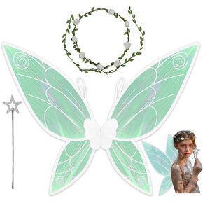3PCS Fairy Wings,Butterfly Wings,Angel Wings,Fairy Wings Adult For Women Girls For Halloween Costume Party,Cosplay