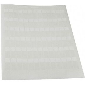 Panduit S100X150YAJ Laser/Inkjet Self-Laminated Label, Polyester, Clear/ White (2,500-Pack)