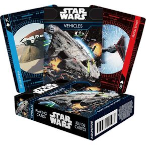 AQUARIUS Star Wars Playing Cards - Vehicles Themed Deck of Cards for Your Favorite Card Games - Officially Licensed Star Wars Merchandise & Collectibles
