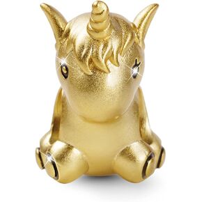GNOCE Unicorn Charm Bead Sterling Silver 18K Gold Plated Fit Bracelet/Necklace Gift For Women Wife