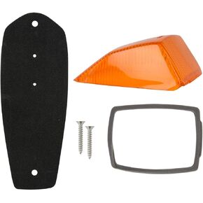 GG Grand General 81318 Rectangular Amber Glass Lens Kit for Cab Marker Light