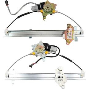 SCITOO Power Window Lift Regulator Replacement Parts fits for 1998-2004 For Nissan Frontier 2000-2004 For Nissan Xterra Front Side with Motor 80721-3S500 741-681
